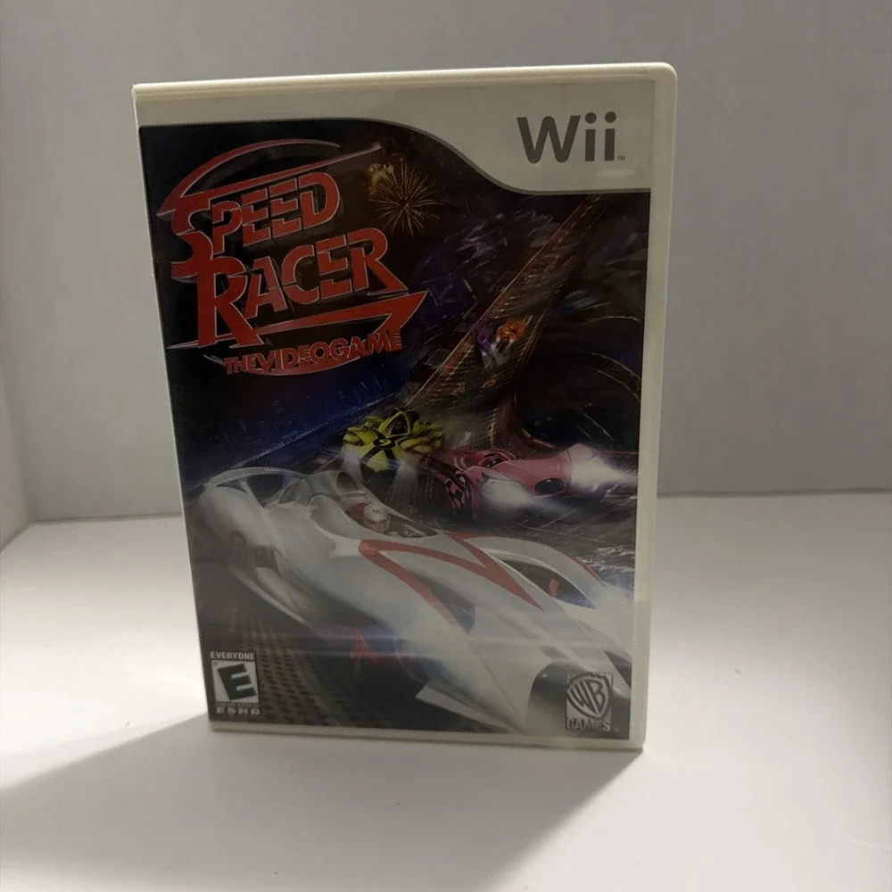 Speed Racer The Videogame Nintendo Wii WB Games Racing RVL-P-RSPE E Rated